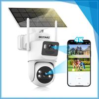 Telecamera da esterno con pannello solare, NUOVA