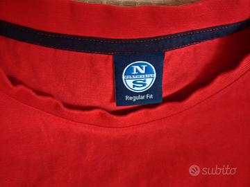 T-shirt uomo North Sails, rosso, taglia L