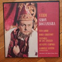 Due cofanetti opere di Verdi in vinile