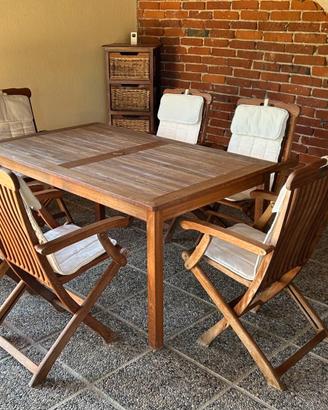 Tavolo con sedie e tavolini Amalfi