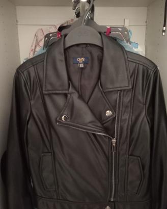 Giacca bikers ecopelle bambina