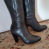 stivali donna in pelle