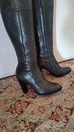 stivali donna in pelle