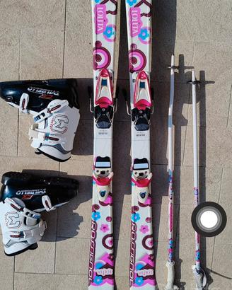 SCI 120 +  scarponi, bimba 6/8 anni