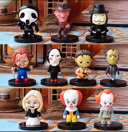 10 Action Figure Cattivi film horror NUOVI