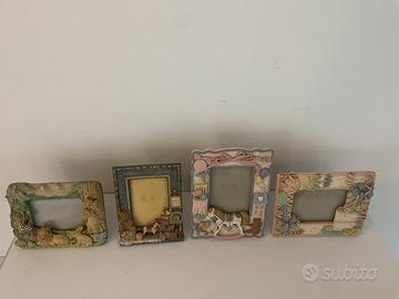 4 Cornici vintage bambini portafoto