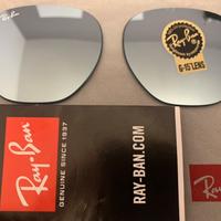Lenti Ray-Ban Hexagonal grigio specchiate