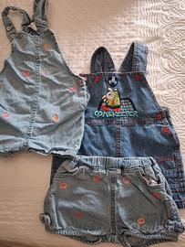 jeans e salopette