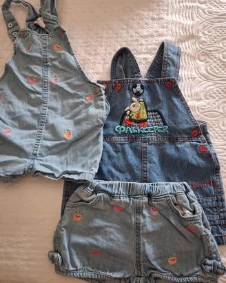 jeans e salopette