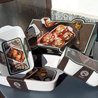 SET MASTERCHEF 8 PEZZI NUOVI ceramica