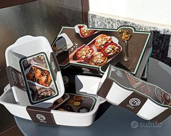 SET MASTERCHEF 8 PEZZI NUOVI ceramica