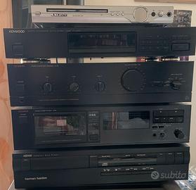 Impianto Hi-Fi Vintage Luxman Harman Kardon