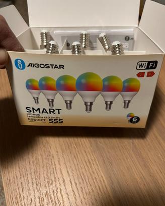 6 Lampadine Smart AIGOSTAR attacco piccolo