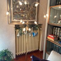 Lampada da terra in ottone