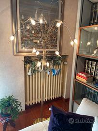 Lampada da terra in ottone