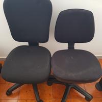 Sedie per computer o scrivania con rotelle