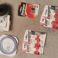 Set Batterie e nastri speciali adesivi magnetici