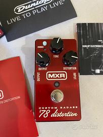 Pedale distorsore MXR custom 78 badass