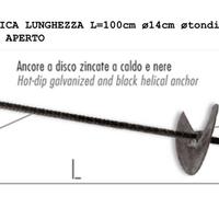 ANCORE A ELICA PER PALI FRUTTETO -VIGNETO