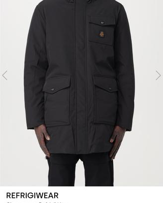 New💥 Refrigiwear 💥 Parka Uomo🔥Tg.Xl💥Black