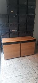 Cassettiera  mondo convenienza 6 cassetti rovere f