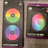 Cooler Master RGB fan ventola raffreddamento pc