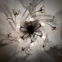 Lampadario e abat jour artigianale