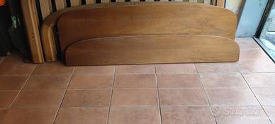 letto matrimoniale noce 