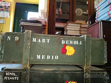 Cassa militare in legno