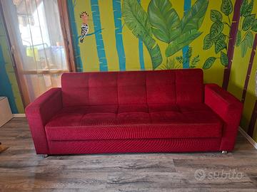 Divano  letto  con contenitori