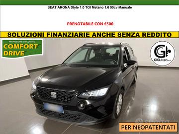 Seat Arona Style 1.0 TGI Metano Manuale Neopatenta