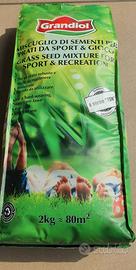 Sementi tappeto erboso prato sportivo e gioco 2 kg
