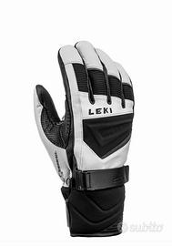 LEKI guanti sci in pelle taglia 8,5