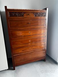 Cassettiera in Legno massello