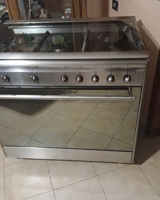 Cucina Smeg Sx91m9 inox 90x60 5 Fuochi