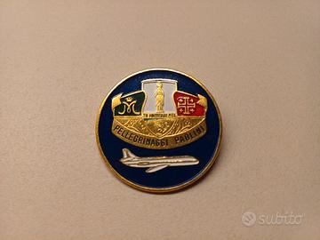 Spilla Religiosa Pellegrinaggi Lourdes Aereo