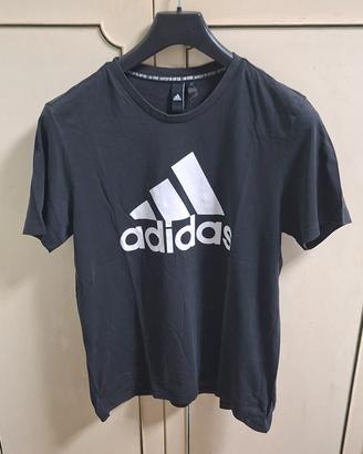 T-shirt Adidas Uomo 100% Cotone – Taglia L – Nera