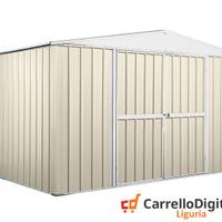 Box in lamiera di Acciaio 360x260cm 9mq avorio