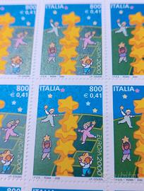50 Francobolli Ita 2000 Programma Europa 