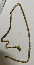 Collana oro unisex