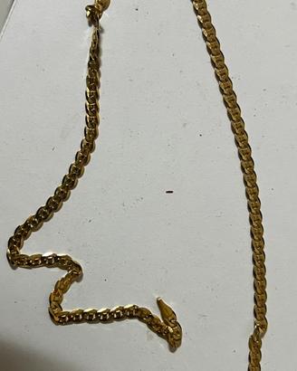 Collana oro unisex