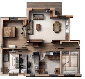 Belluno cavarzano tre camere euro 255.000