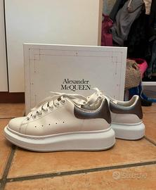 Scarpe alexander mcqueen argento