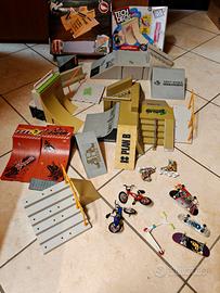 Rampe e tavole tech deck finger board skate