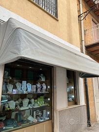 Tende tempotest da sole per negozio grigio chiaro