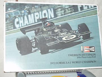 QUADRO FORMULA 1 WORLD CHAMPION Emerson Fittipaldi