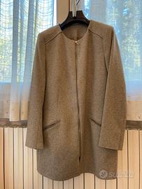 Giacca lunga donna con cerniera