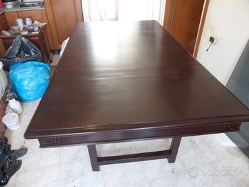 Tavolo  scrivania sardo d'epoca '800