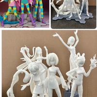 Witch Diorama set full resin 3d print