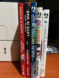 Lotto 5 Manga Numeri 1 (J-Pop e Star Comics)